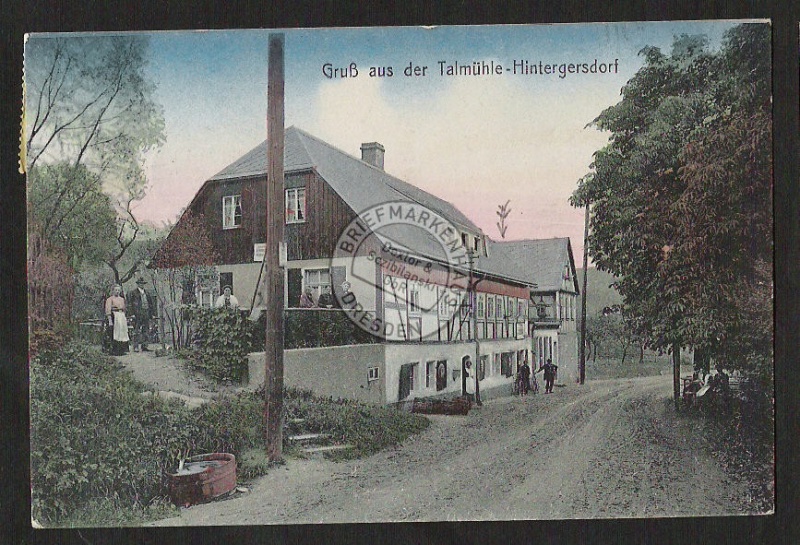 Talmühle Hintergersdorf 1920 