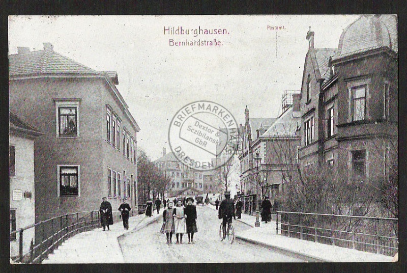 Hildburghausen Bernhardtstraße Postamt 1914 