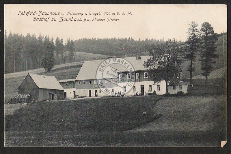 Rehefeld Zaunhaus b. Altenberg Gasthof zum Zau 