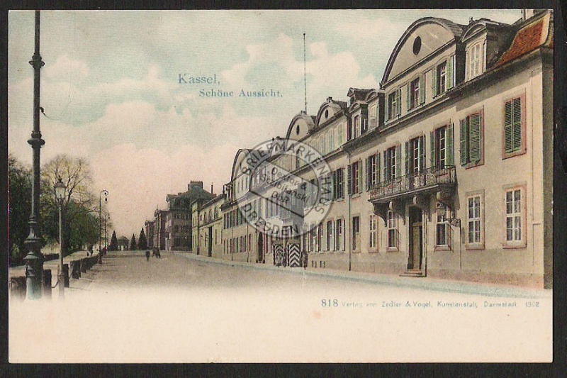 Kassel Schöne Aussicht Straßenkarte 