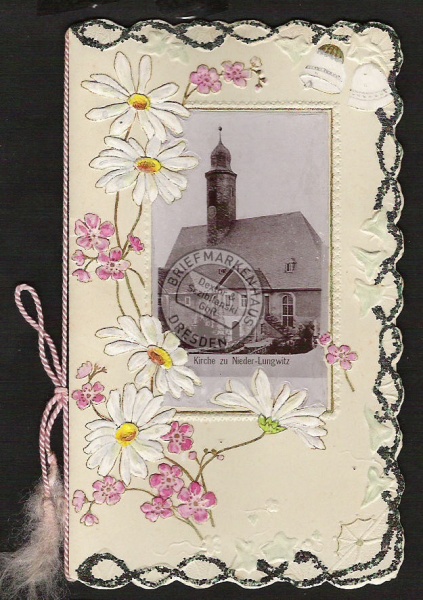 Kirche zu Nieder Lungwitz Taufkärtchen Zur Taufe 