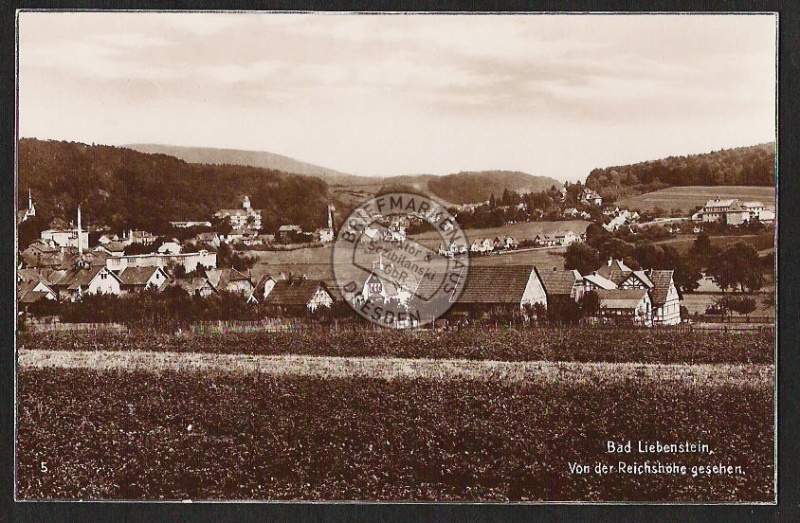 Bad Liebenstein Von der Reichshöhe gesehen 