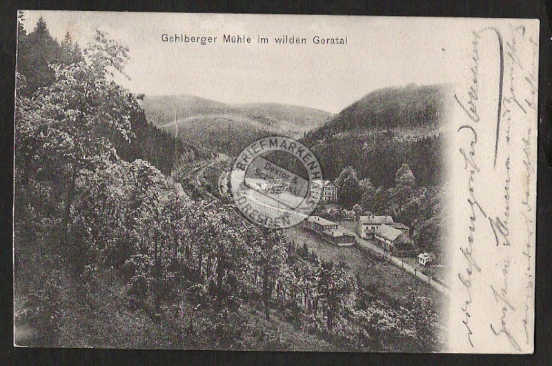 Gehlberger Mühle im wilden Geratal 