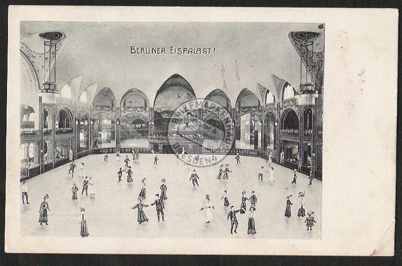 Berliner Eispalast Innenansicht 1908 