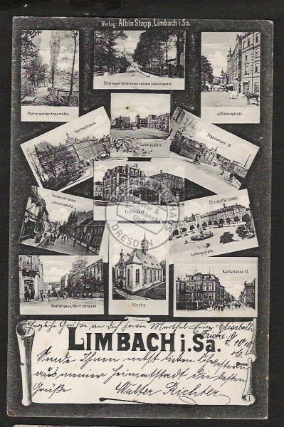 Limbach Sachsen Gartenstraße Ludwigsplatz West 