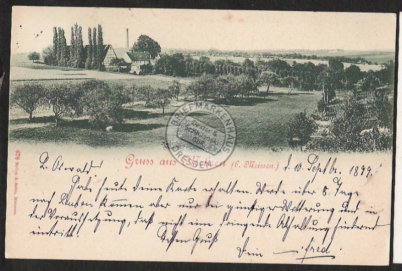 Mehren b. Meissen 1899 