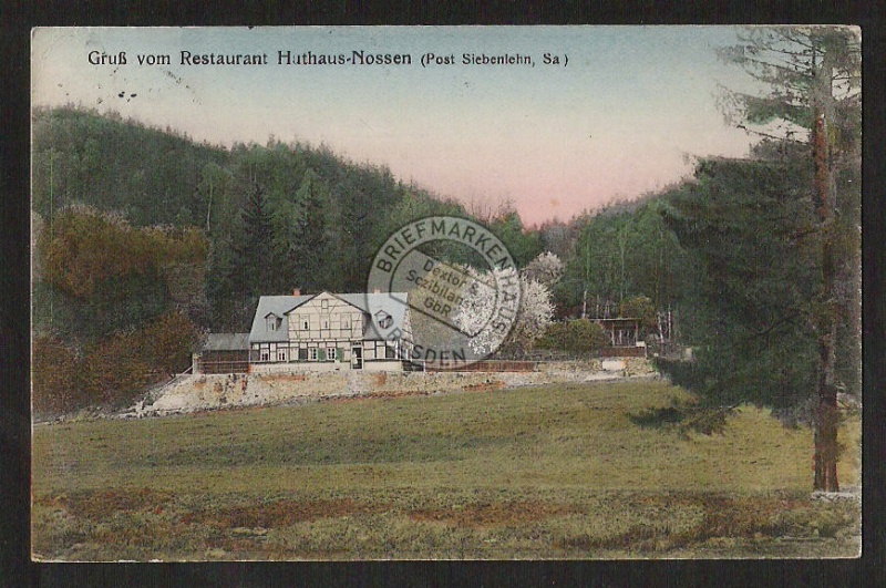 Huthaus Nossen Post Siebenlehn Gaststätte Rest 