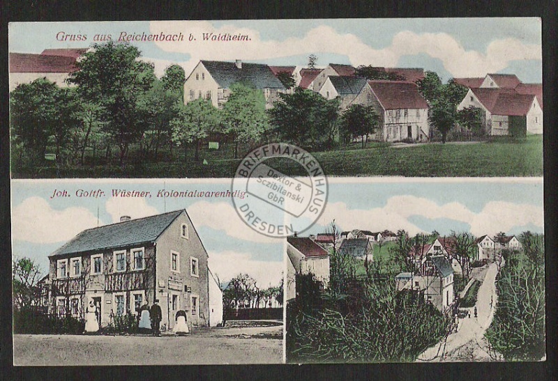 Reichenbach bei Waldheim Kolonialwarenhandlung 
