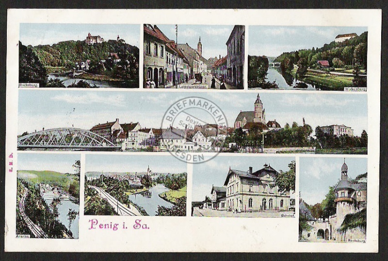 Penig Sachsen 8 Ansichten Bahnhof Rochsburg Am 