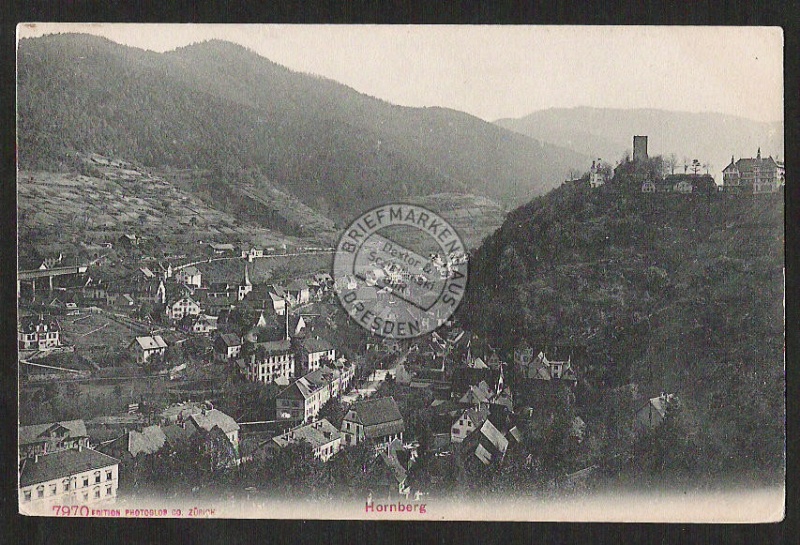 Hornberg , datiert 1907 
