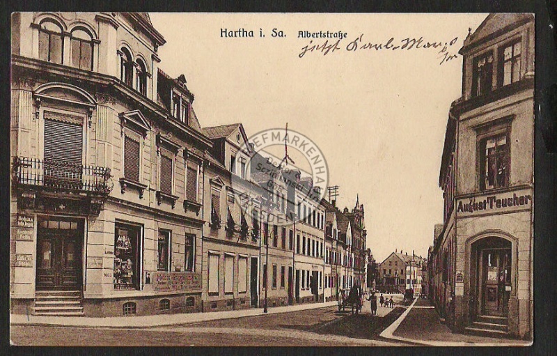 Hartha Albertstraße Drogerie 1932 