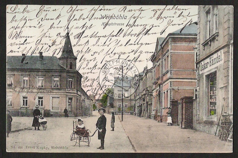 Weinböhla Hauptstrasse 1907 Geschäfte 