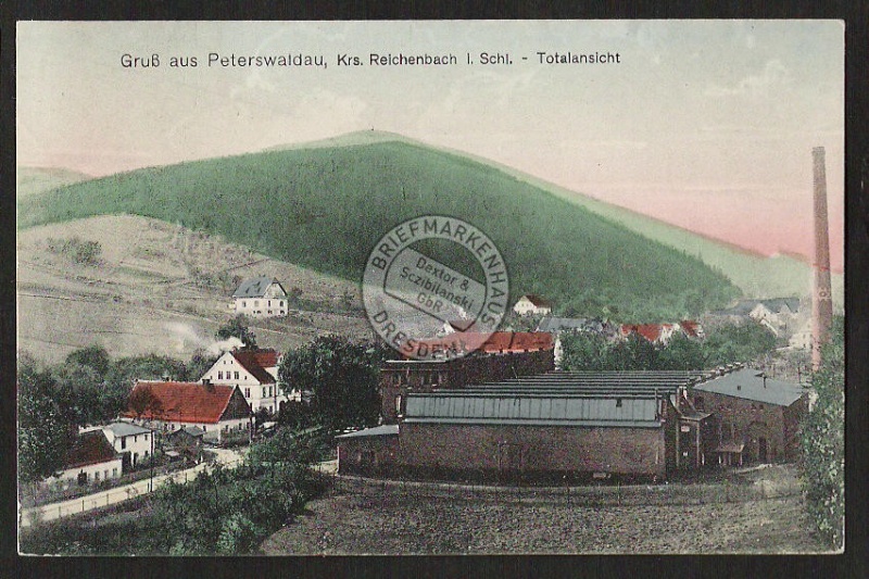 Peterswaldau Krs. Reichenbach Schlesien Fabrik 
