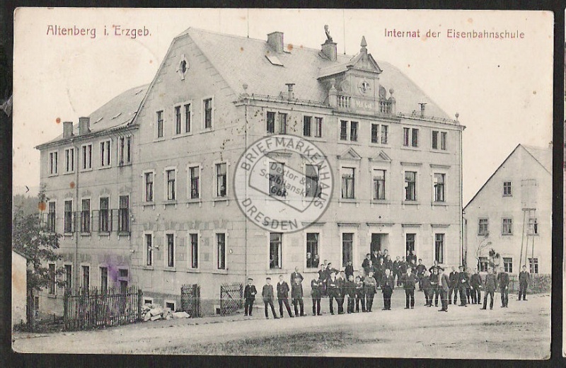 Altenberg Internat der Eisenbahnschule 1923 