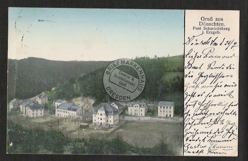 Döntschten Post Schmiedeberg 1915 