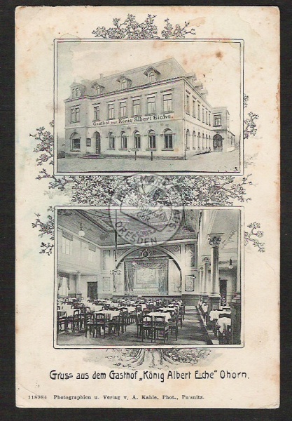 Ohorn Gasthof zur König Albert Eiche Gasthaus 