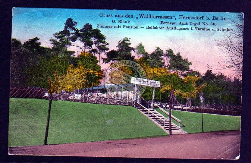 Berlin Hermsdorf Waldterassen 1914 