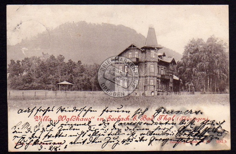 Villa Waldhaus in Seebach Bad Thal Thüringen 