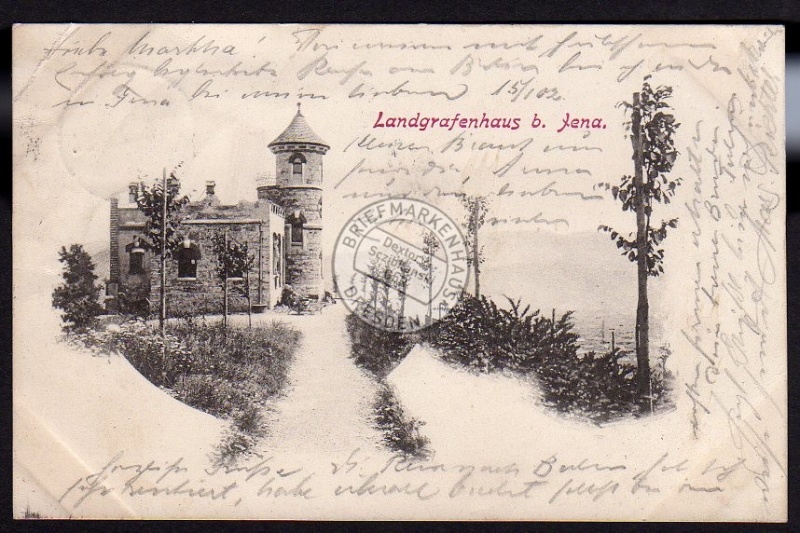 Landgrafenhaus bei Jena 1902 