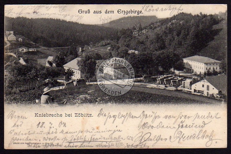 Kniebreche bei Zöblitz Sägewerk Tischlerei ??? 