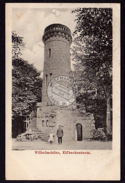 Kassel Wilhelmshöhe Elfbuchenturm 1911 