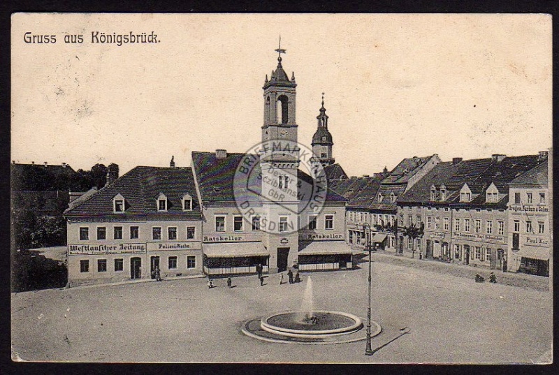 Königsbrück Markt Polizei Wache Ratskeller 