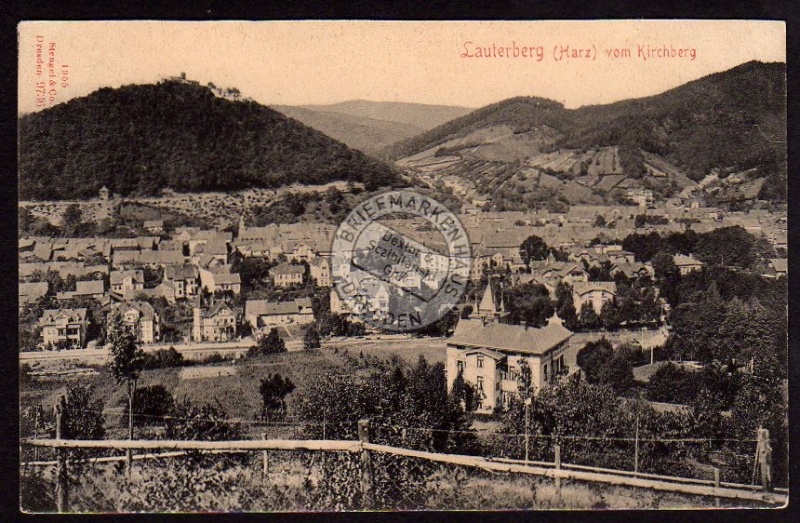 Lauterberg Harz vom Kirchberg 1906 