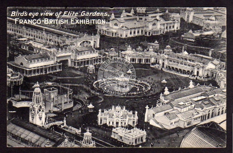 Birds eye view of Elite gardens Franco British 