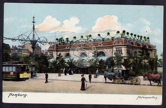 Hamburg Alsterpavillon 1909 