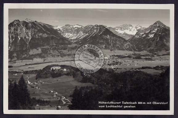 Tiefenbach b. Oberstdorf Allgäu 1932 Landhaus 