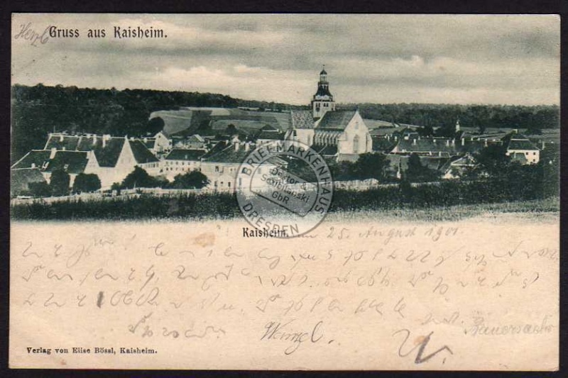 Kaisheim Stadt Kirche 1901 