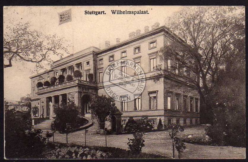 Stuttgart Wilhelmspalast 1915 feldpost 