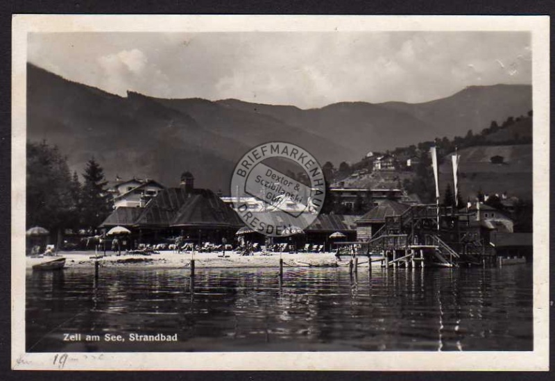 Zell am See 1930 Strandbad 