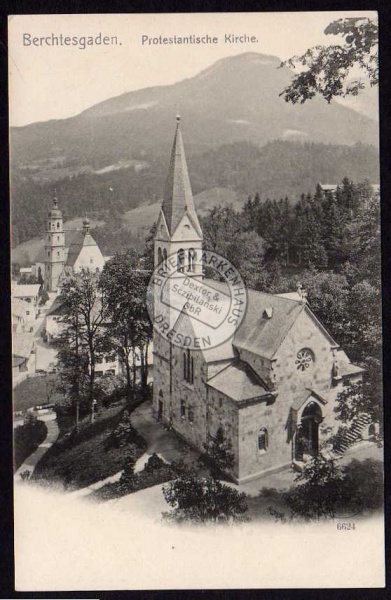 Berchtesgaden Protestantische Kirche Vollbild 