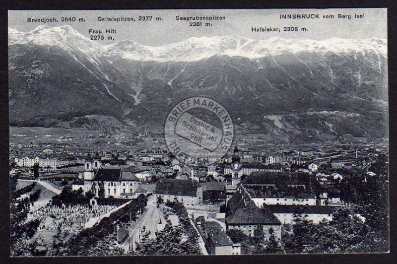 Innsbruck Panorama 1911 
