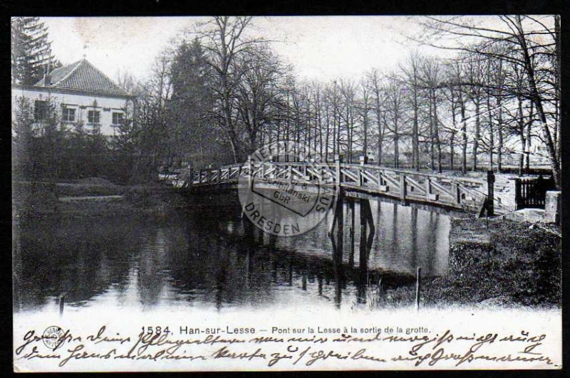 Han-sur-Lesse Pont sur la lesse a la Sortie de 