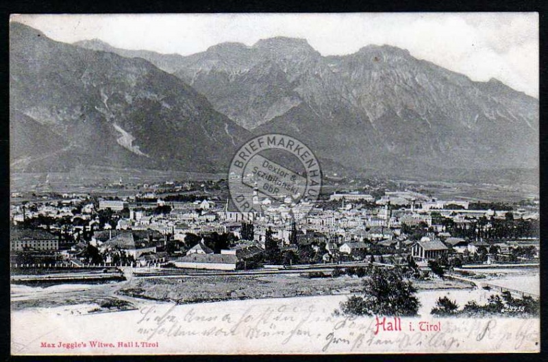 Hall in Tirol 1902 