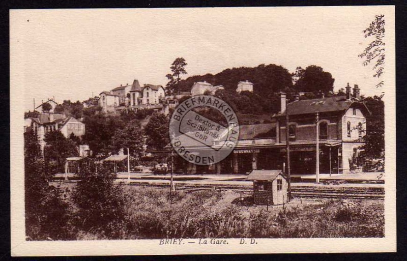 Briey La Gare Qubonnet Lok Dampflok Zug 