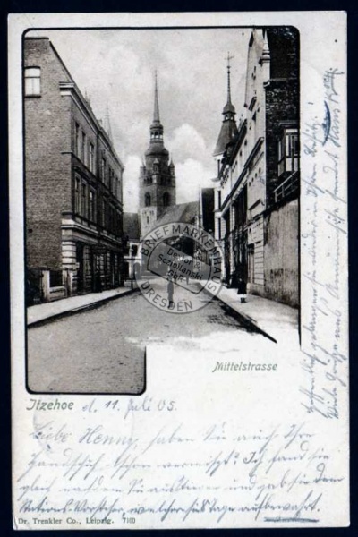Itzehoe Mittelstrasse 1905 