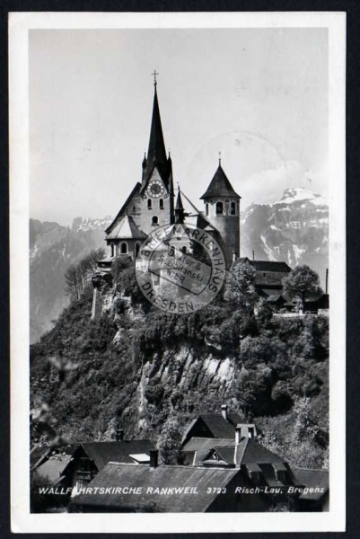 Wallfahrtskirche Rankweil Risch Lau 22.6 1937 