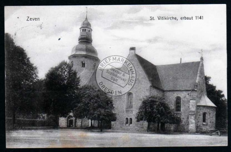 Zeven St. Vitikirche erbaut 1141 1916 