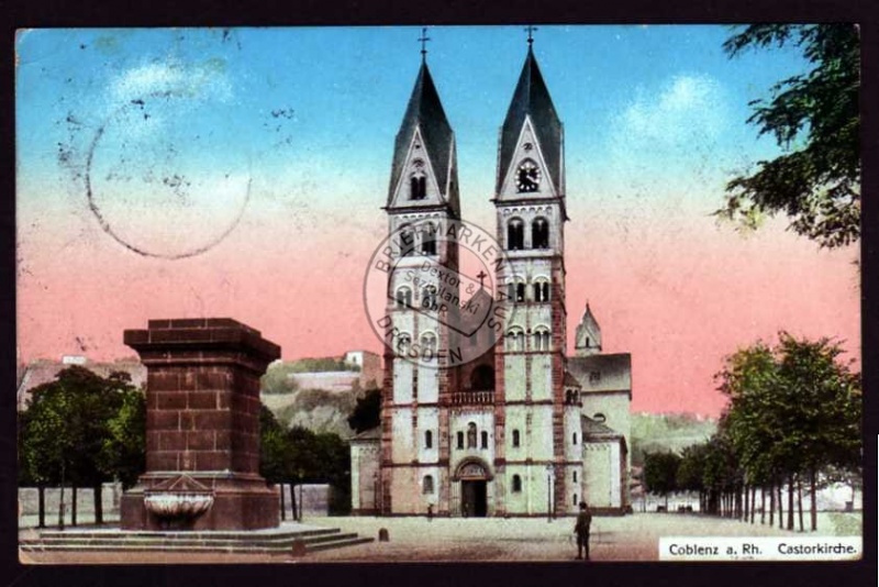 Coblenz a. Rh. 1913 Castorkirche Koblenz 