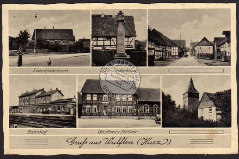 Wulften Harz Landjahrheim Bahnhof 