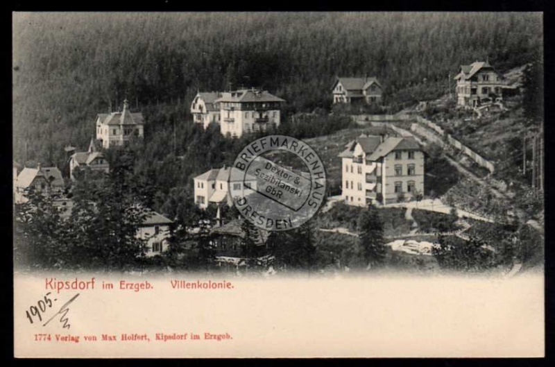 Kipsdorf Erzgebirge Villenkolonie 