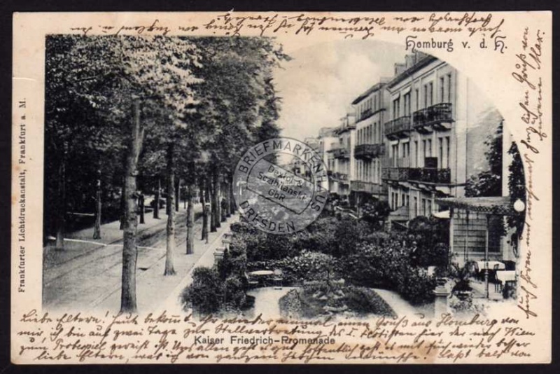 Homburg Kaiser Friedrich Promenade 1901 