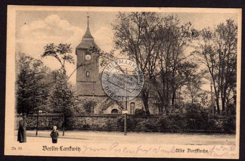 Berlin Lankwitz 1922 Alte Dorfkirche 