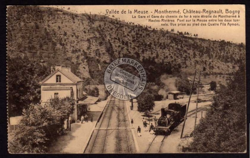 Vallee de la Meuse1917 Montherme Chateau Zug 