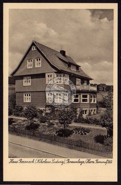 Braunlage harz Haus Roseneck Dr. Voglerstraße 