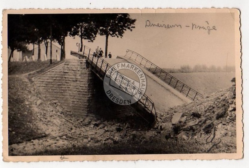 Dreisam Brücke eingestürzt gesprengt ? Gleis 