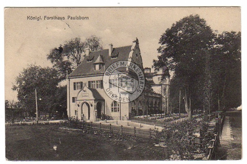 Paulsborn Königl. Forsthaus 1916 